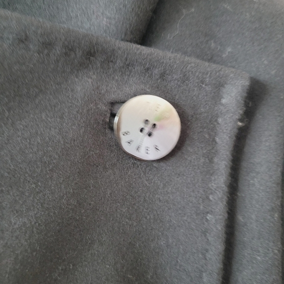 Ted Baker Black Wool Blend Wrap Coat - Picture 6 of 12